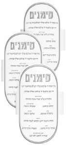 Picture of Leather Simanim Napkin Rings Lucent Design White Silver 4 Pack